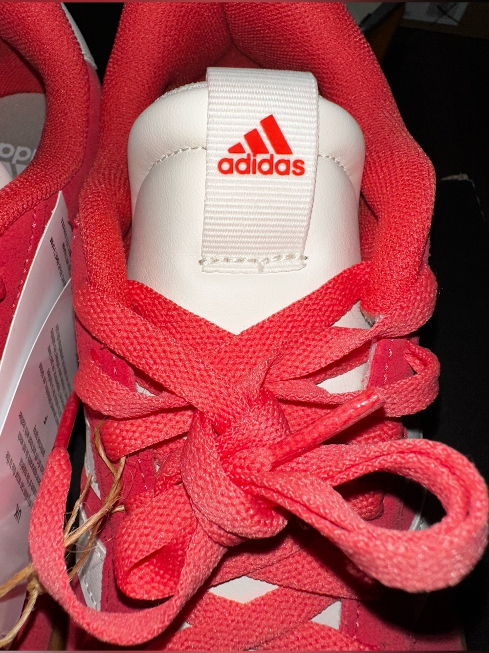 NIB adidas Women’s VL Court 3.0 Sneakers Sz 8.5 Preloved Scarlet Color - Picture 11 of 14